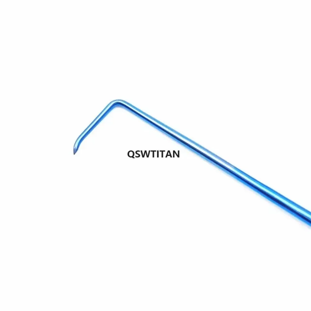 Фото Титановый офтальмологический крючок Helveston Finder Hook крючок для офтальмологической хирургии инструмент №5