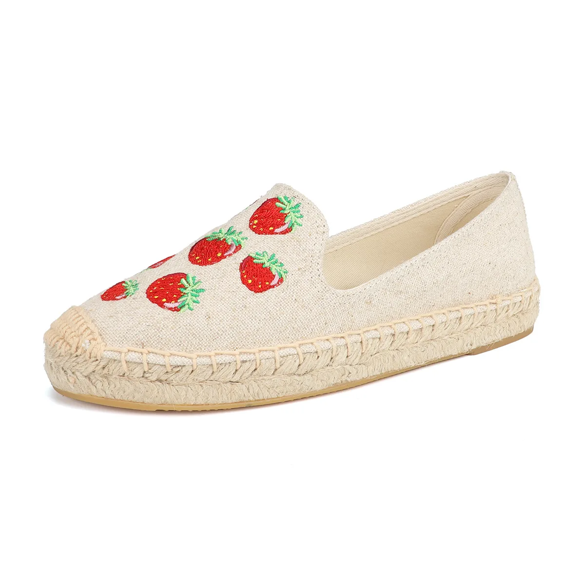 

Women's embroidered mule flat shoes - fashionable flat shoes, comfortable mule shoes, breathable, anti slip slippers, anti slip,