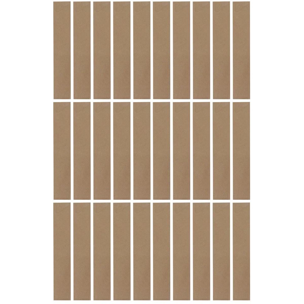 

300 шт. Упаковочные пакеты для столовых приборов из крафт-бумаги, одноразовые пакеты для упаковки палочек