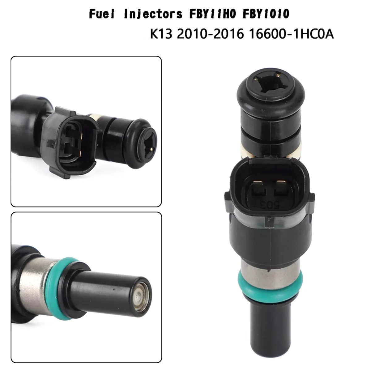 Топливные форсунки FBY11H0 FBY1010 подходят для NISSAN MICRA K13 2010-2016 16600-1HC0A 4 шт.