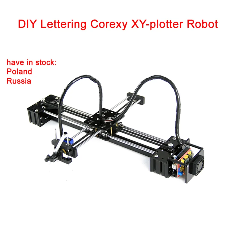 XY-plotter Robot DIY Drawing Pen Drawing Robot Machine Lettering Corexy  For Drawing Writing CNC V3 Shield Drawing