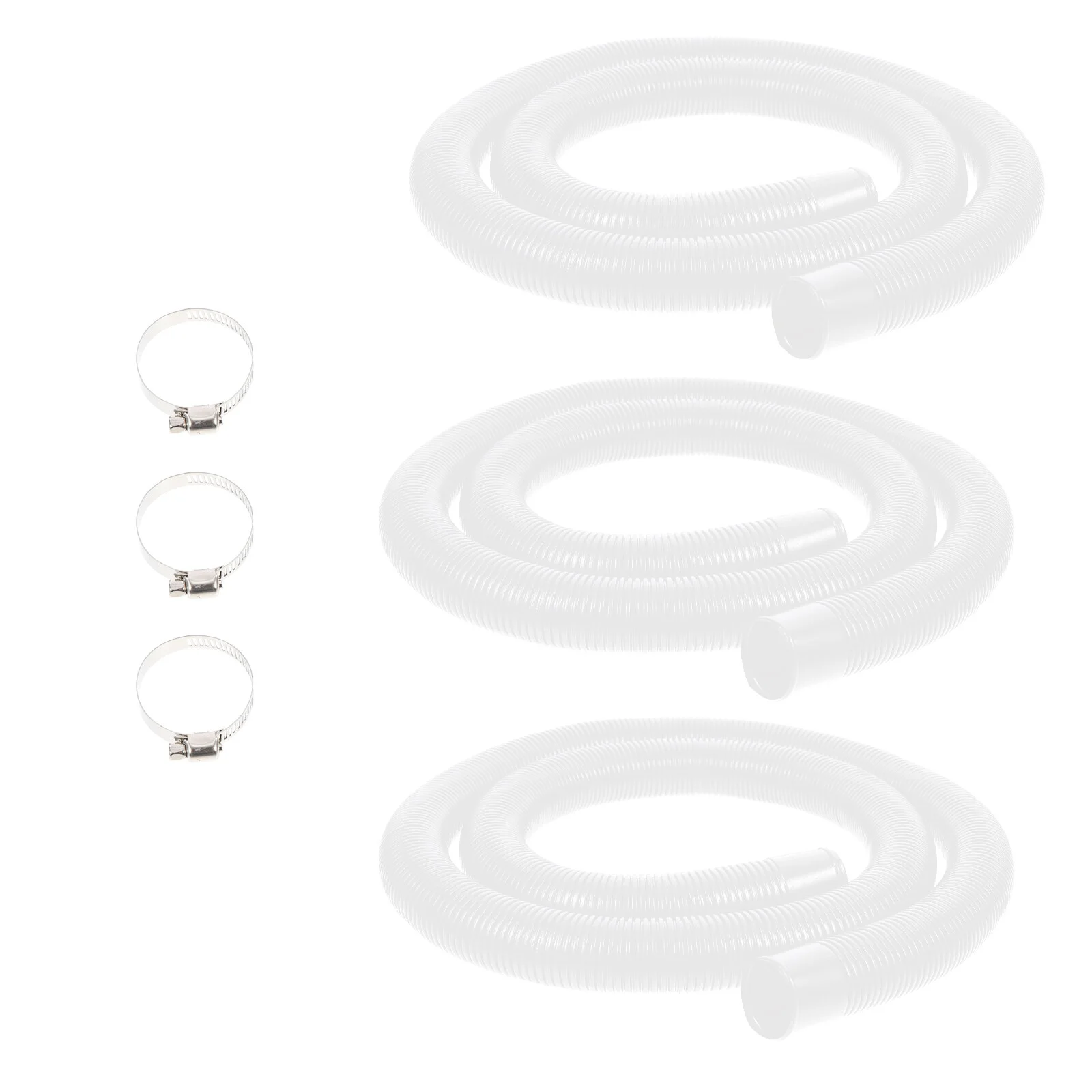 

3 Sets White Accessories Pool Replacement Tube Pump Hose Water 150X3.2X3.2CM Supplies Swim Supply Swimming