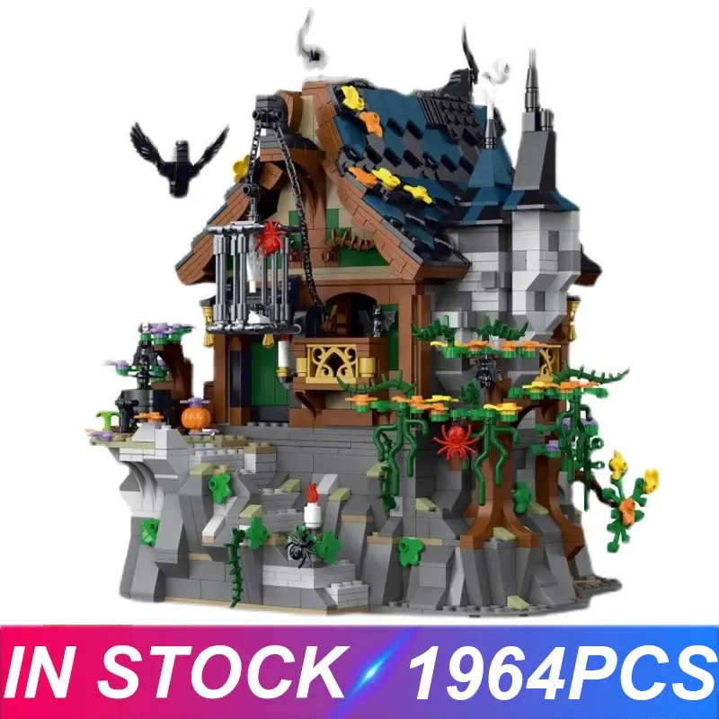XMORK 033011 MOC средневековый дом ведьмы модель строительные блоки кирпичи