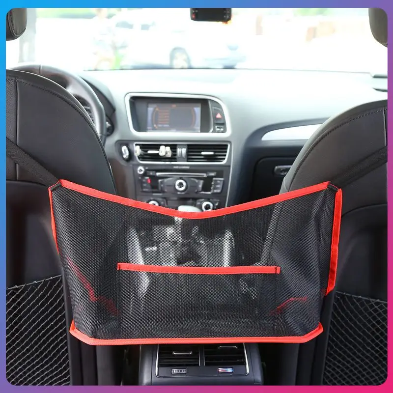 

Многофункциональная Сетчатая Сумка на спинку сиденья, универсальный портативный автомобильный сетчатый Органайзер на заднее сиденье для домашних животных, детей, Карго, тканевая сумка, держатель