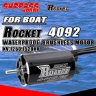 Водонепроницаемая лодка с бесщеточным двигателем SURPASS HOBBY ROCKET 4092, 1000 кв, КВ, 4 полюса для радиоуправляемой лодки, мм, автомобиль Traxxas M41, катамаран