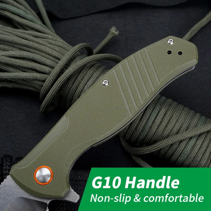 Складной карманный нож FREETIGER клинок D2 рукоятка G10 для ежедневного использования