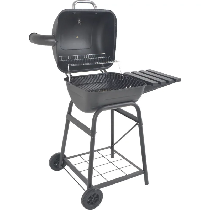 

RevoAce 26" Mini Barrel Charcoal Grill with Side Shelf