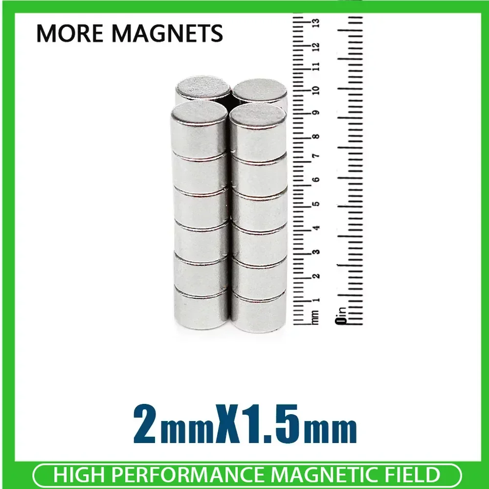 Круглые мощные магниты диаметром 2x1 5 мм