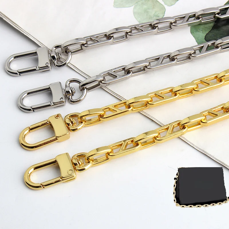 30-120CM Bag Chain Transformation Accessories Bag Straps Replacement Underarm Crossbody Shoulder Strap Metal Armpit Bag Chains
