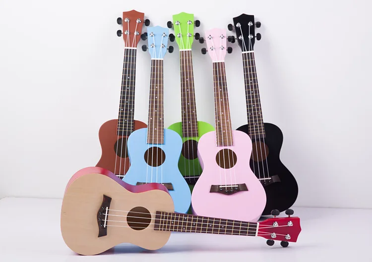 

Ukulele 23 Inch Woden violao Instrumento Musical Ukelele Eléctrico Beginner CN(Origin)