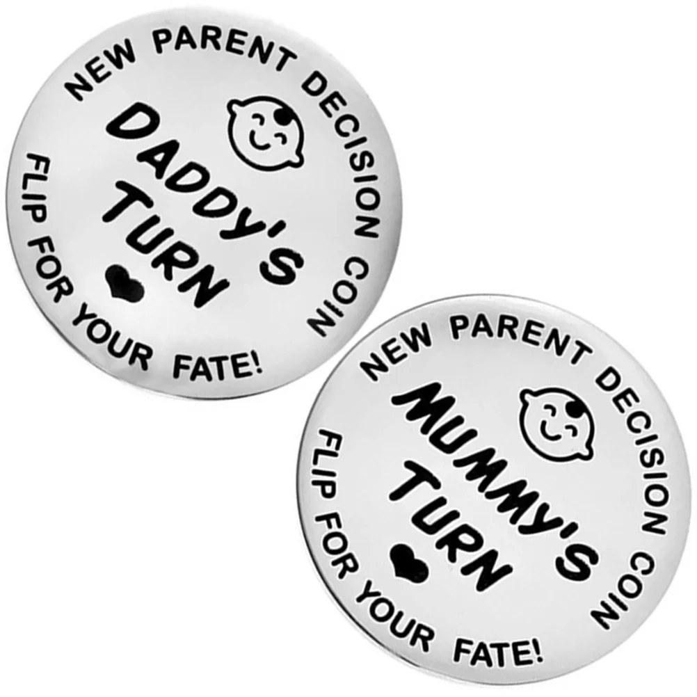 

2pcs Delicate Funny Gifts Dad Decision Decision Gift Gender Reveal Gifts