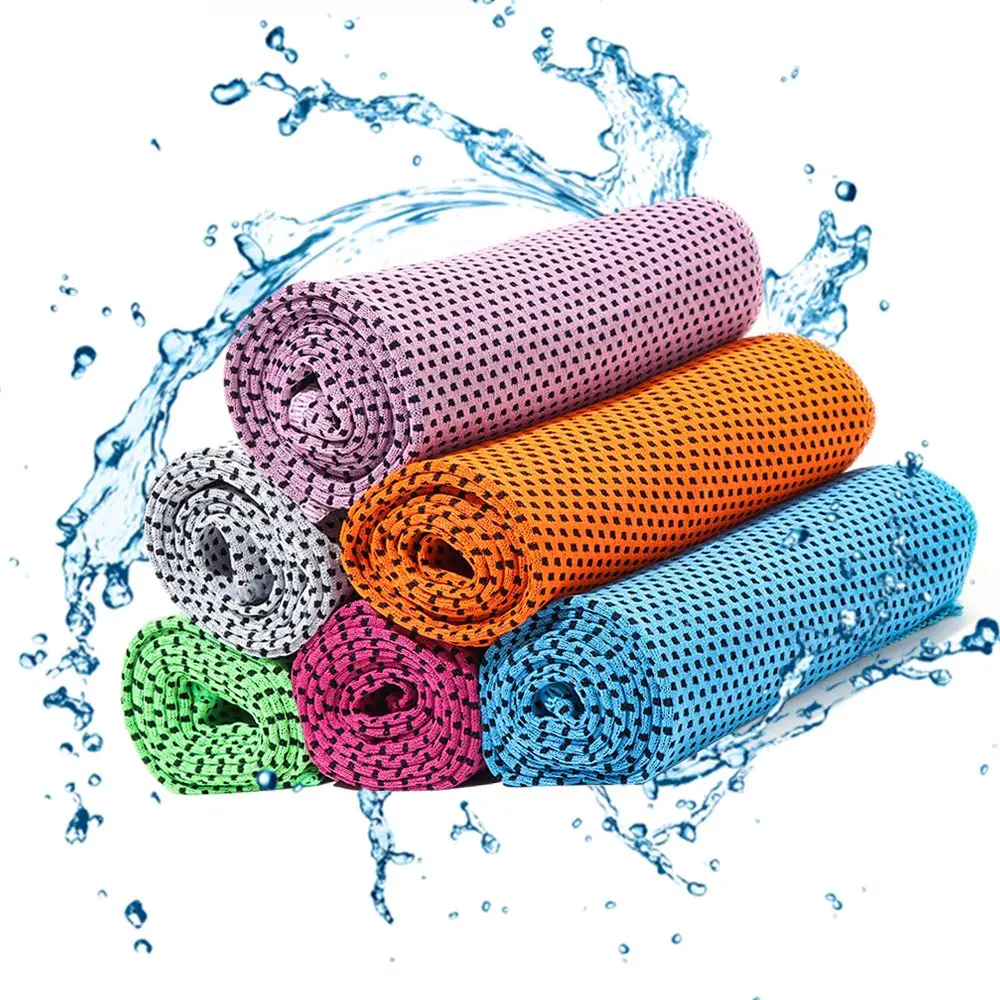 

Camping Travel Workout Outdoor Sports Yoga Cold Feeling Towel Quick-Dry Beach Towel Instant Cooling Cooling Towel