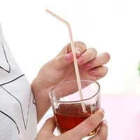 100pcs disposable plastic drinking straws bendable drinking straws kitchenware bar party event alike supplies party accessories