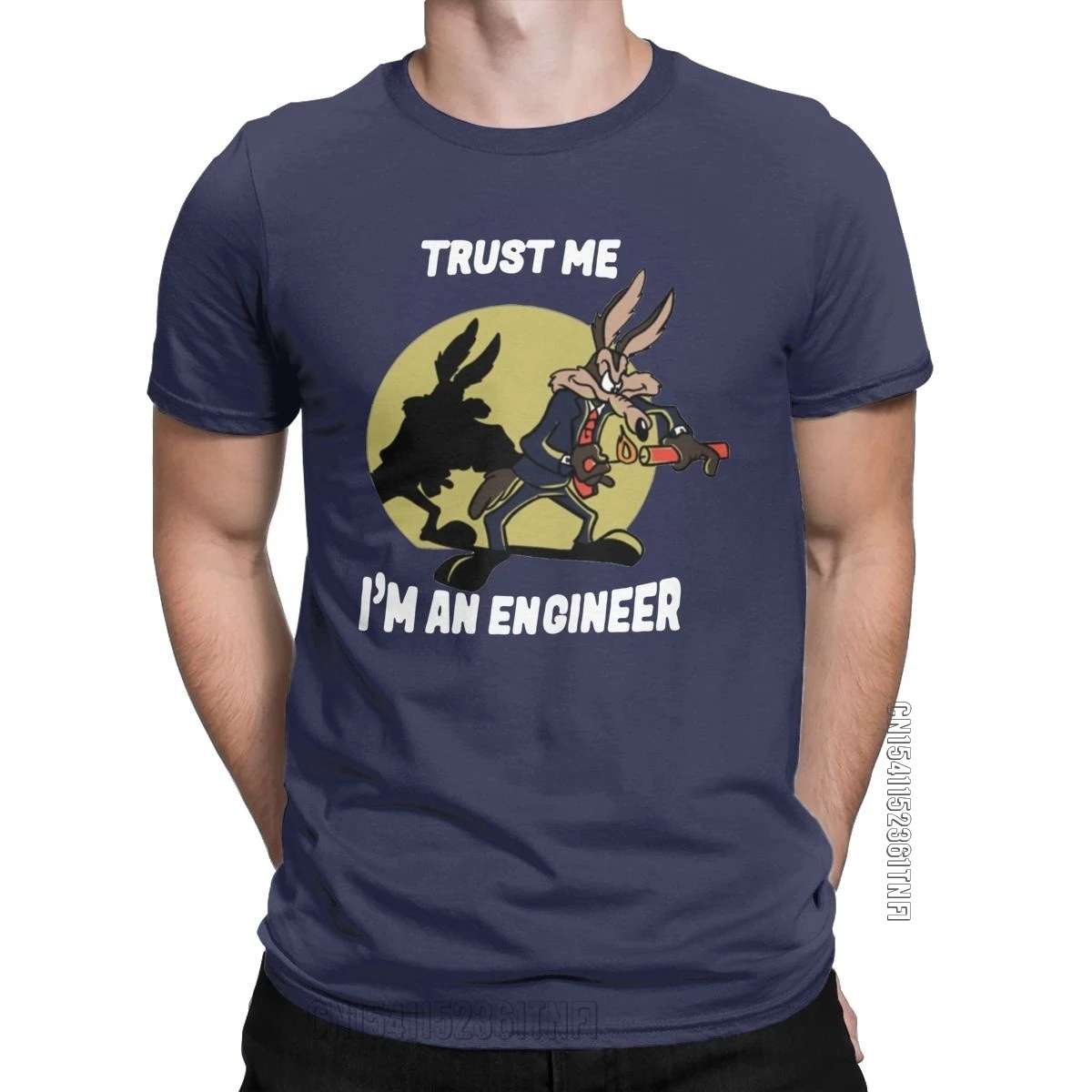 

Trust Me Im An Engineer T Shirt For Men Pure Cotton Vintage T-Shirt Round Neck Engineering Tees Classic Clothes Plus Size