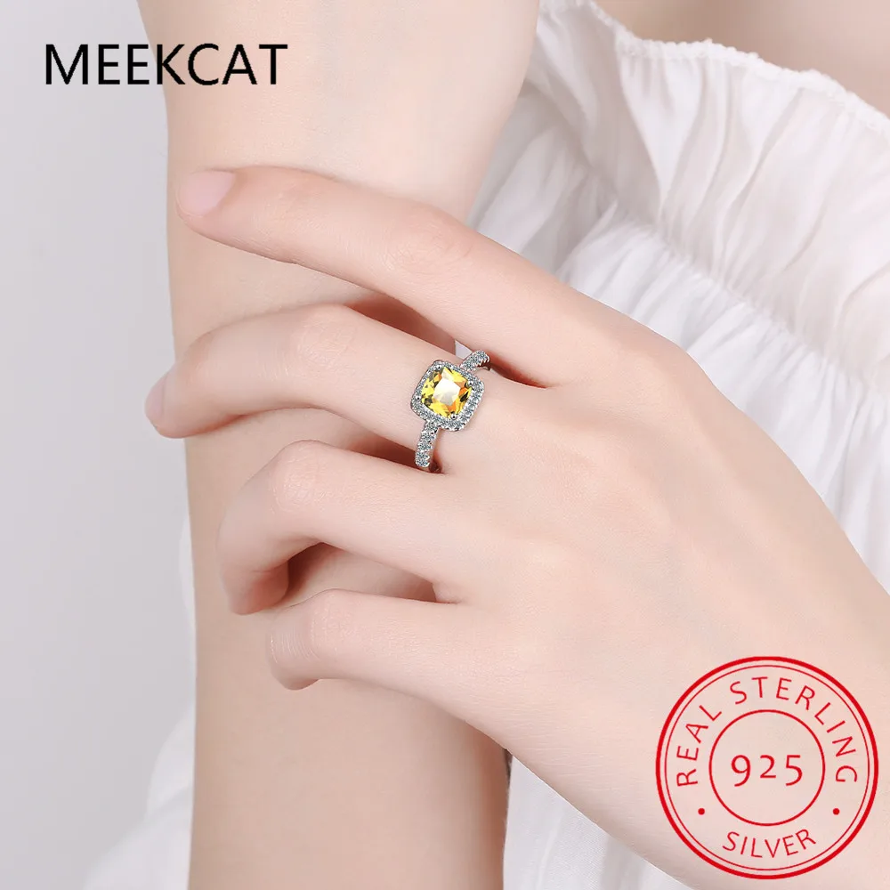 100% стерлингового серебра 925 пробы сверкающие 10*10 мм квадратные розовые белые