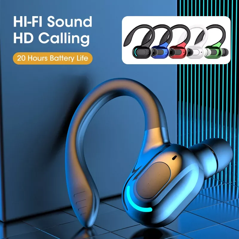 

20H Wireless Earphone Handsfree Business Headset Bluetooth Headphones Drive HD Call Mini Wireless Earphone Earbud Hands Free Mic