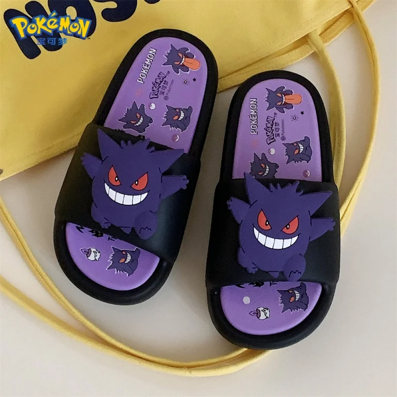 Периферийные тапочки в стиле аниме Pokemon Gengar для мужчин и женщин, модные и крутые инфракрасные противоскользящие тапочки для пары из Евы в Интернете, подарок (art.: 3920c87642aaa) - 3920c87642aaa