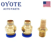 oyote mac 8mm pt 18 pneumatic connectors brass fitting for boost control solenoid valve solenoid valve