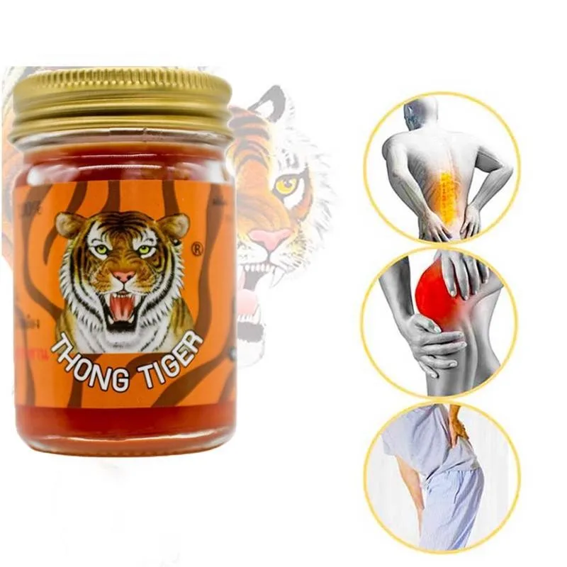 Sdattor 50g 100% Thai Tiger Balm Ointment Medical Plaster Joint Arthritis Rheumatic Pain Patch Red Tiger Balm Cream