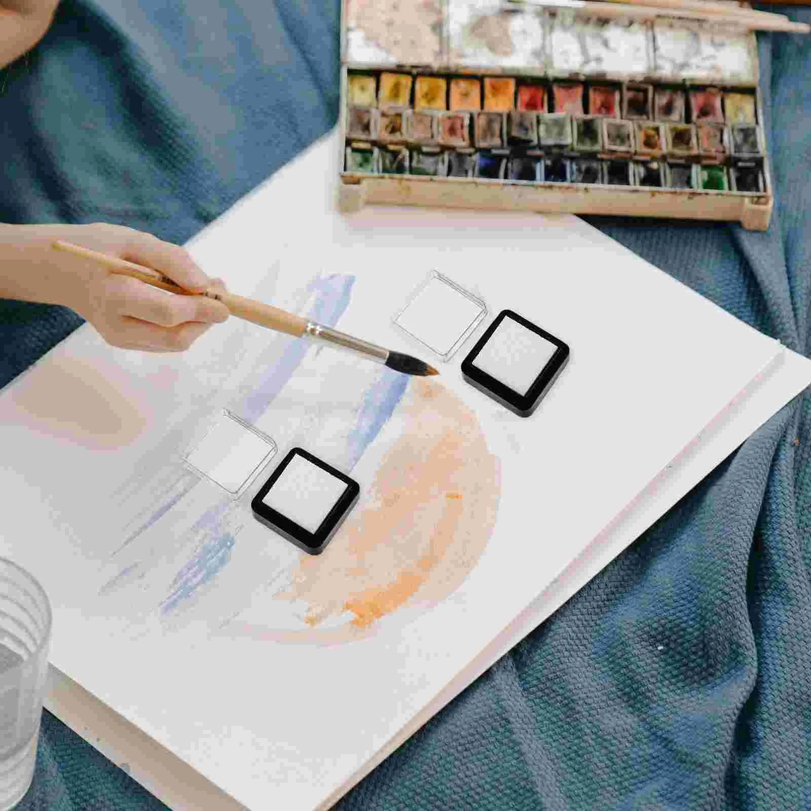 10 шт. пустая чернильная подушечка без цветного штампа сменные подушечки для