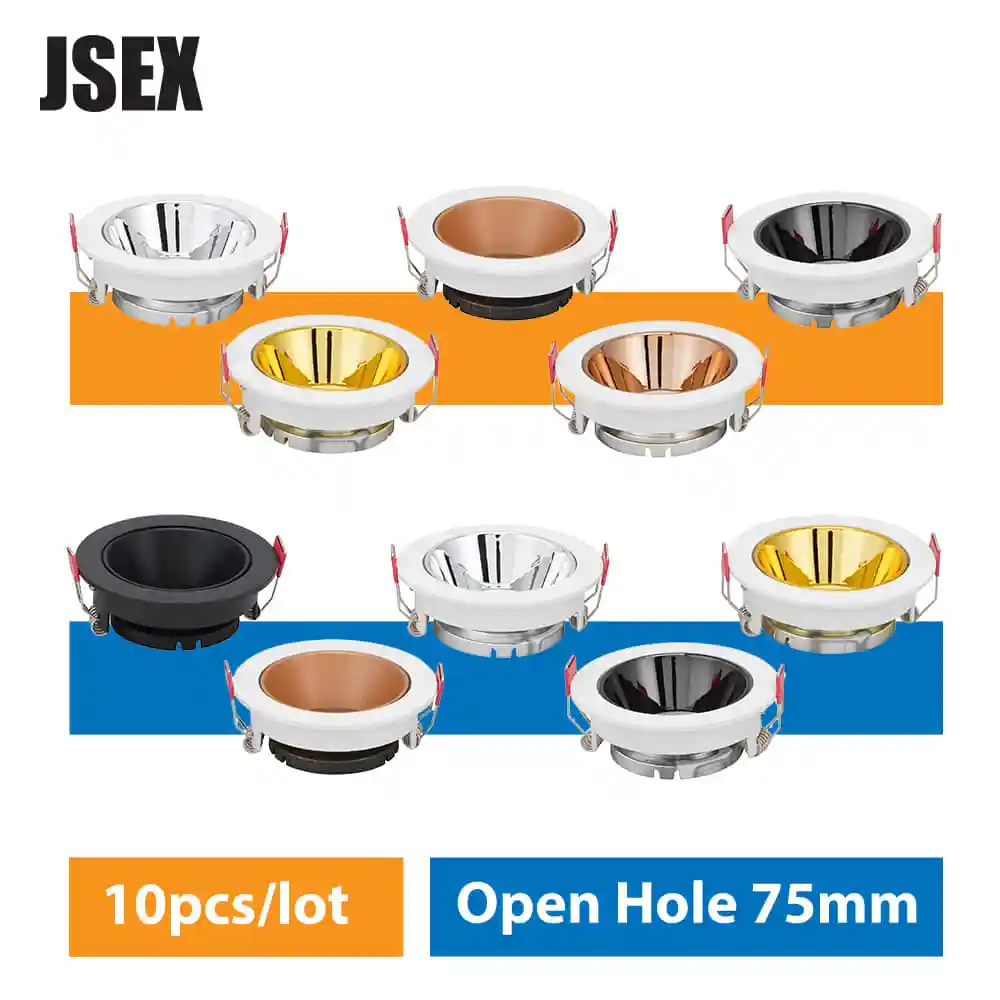 10 шт./лот 9 цветов регулируемая светодиодная осветительная рама MR16 GU10