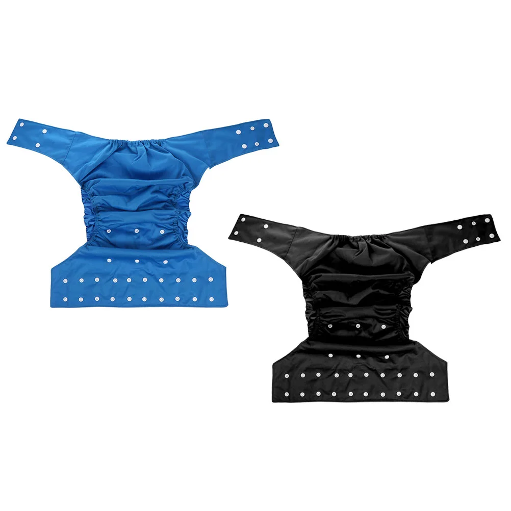 

2Pcs Adult Diaper Anti-Leak Adult Diaper Washable Nappy Incontinence Adult Diaper Nappy for