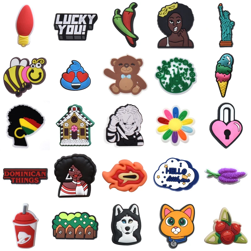 

Girl Packs Men Boy Set Jeans Women Charm Shoes Accessories Shoe Charms Gifts Para Pins Decorations for Crocs Wholesale Bulk Kids