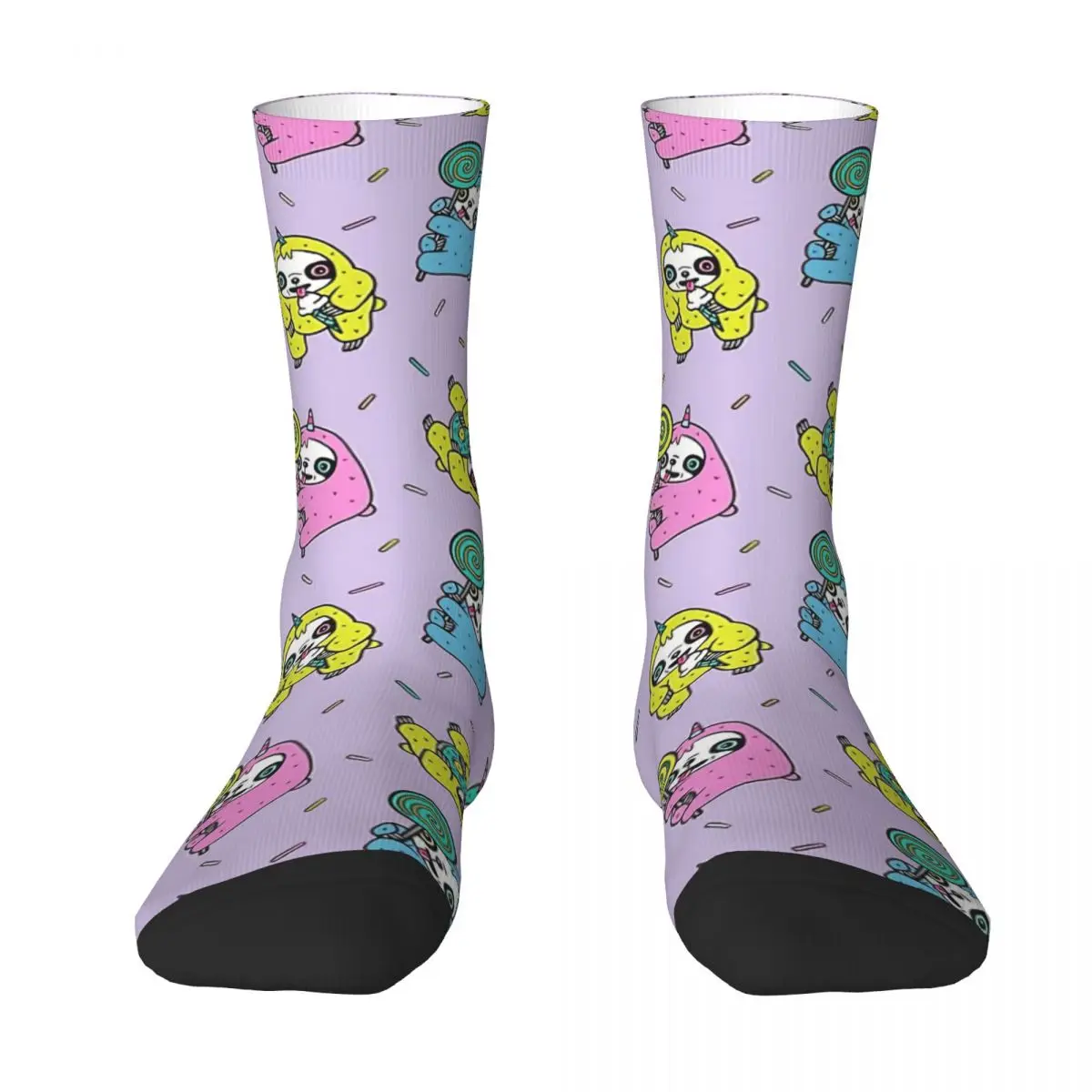 Sweet-Toothed Slothicorns Adult Socks,Unisex socks,men Socks women Socks