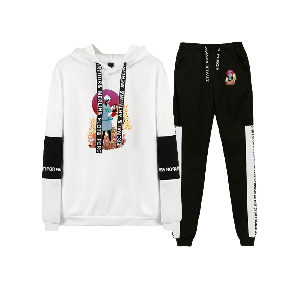 

From the New World Two-piece suit Women/Men Long Sleeve Hoodies+Jogger Pants Hip hop Casual Harajuku Trendy Clothes