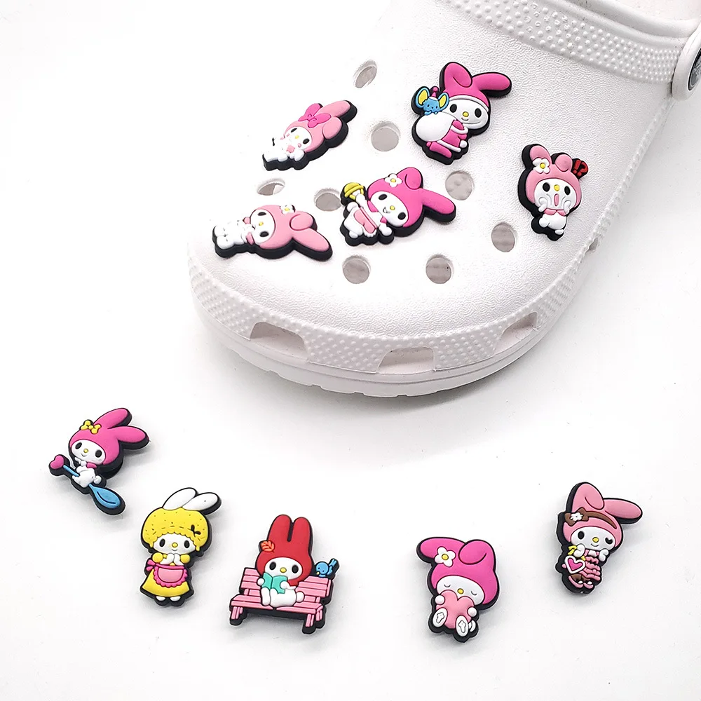 

Kulomi Shoe Charm Accessories Sanrio Anime Characters Shoe Flowers DIY Decorative Buckle Kids Holiday Party Gifts