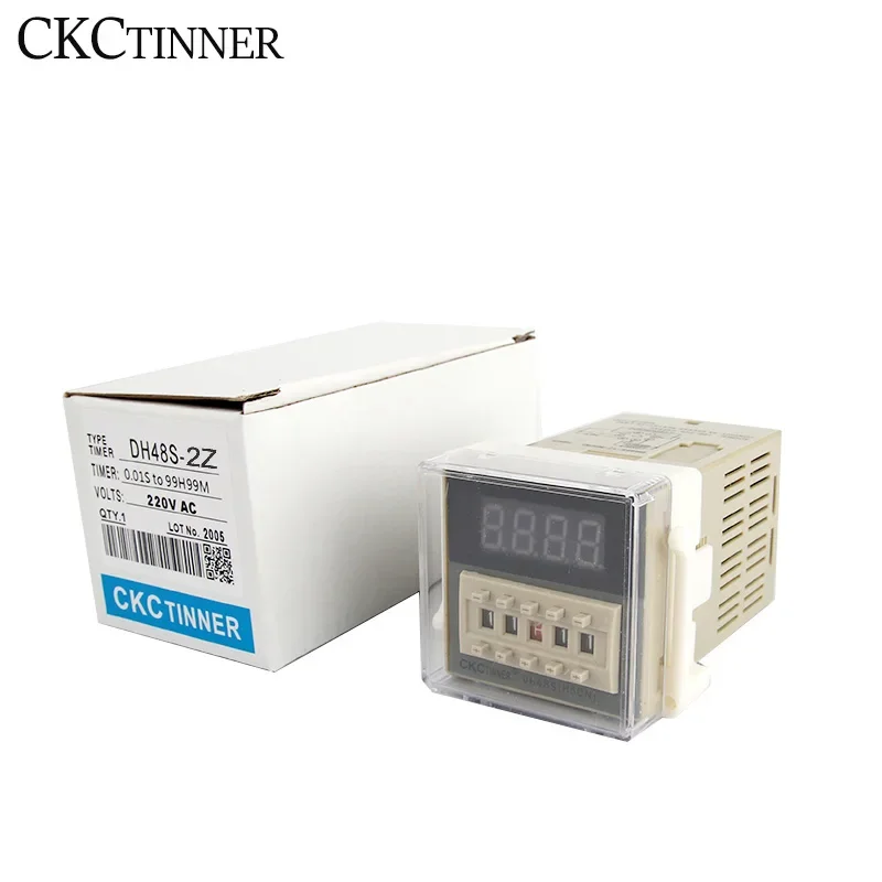 Цифровой телефон программируемое реле времени управления 0 01 S-99H99M с цоколем AC/DC 12