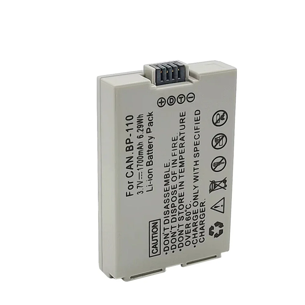 Аккумулятор BP-110 для Canon VIXIA HF R26 R28 R206 R27 R205 R21 R200