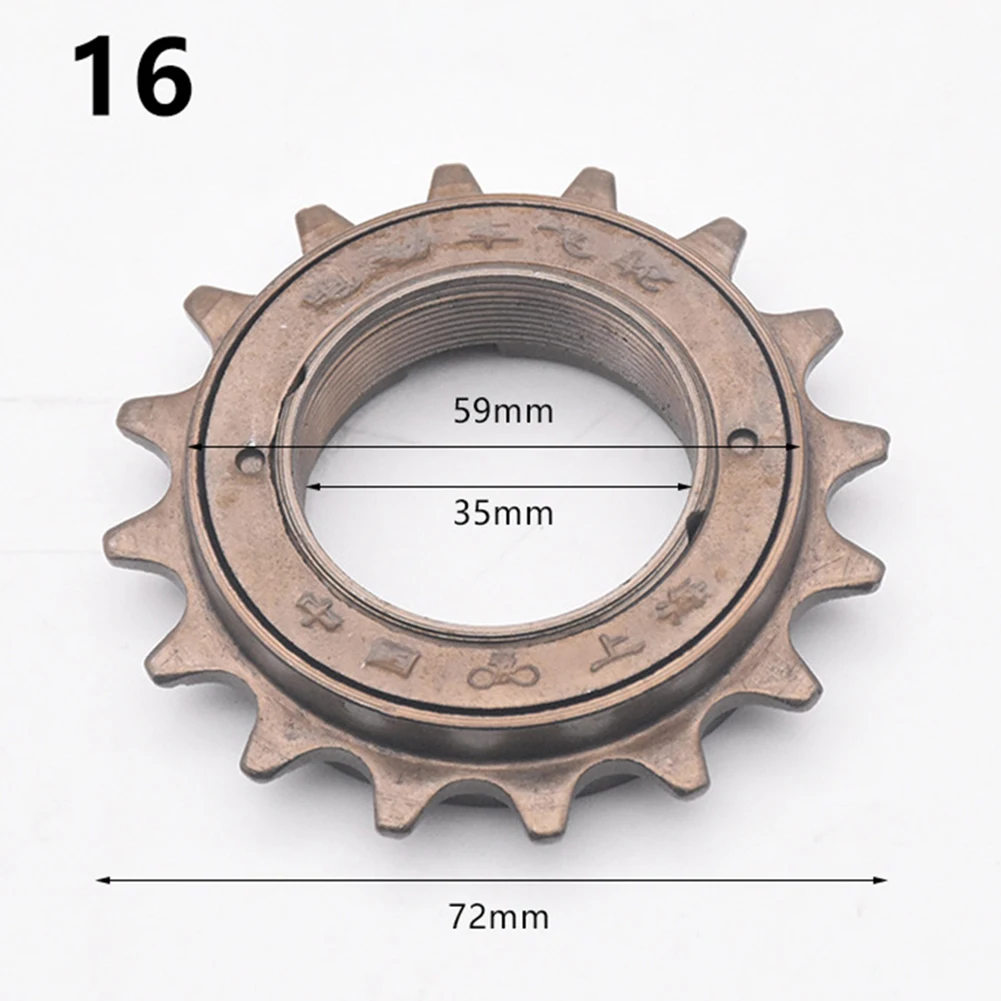 

16/18/20T 35mm 1/2\" X 1/8\" Freewheel Bicycle Single Speed Cog Sprocket Bicycle Bike Gear Cycling Parts Accessories Bicicleta