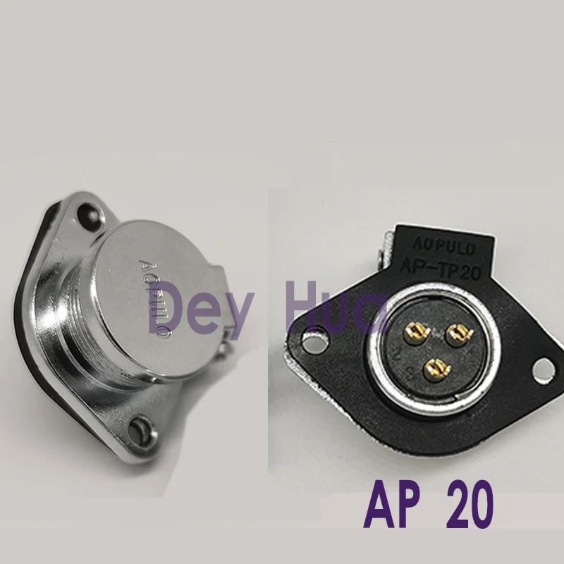 Овальные автоматические разъемы AOPULO AP20K2 3 4 5 7 9 12pin, модель IP65, тип 20