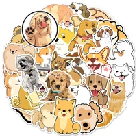 103050pcs cartoon cute pet dog stickers for toys luggage laptop ipad gifts journal refrigerator waterproof stickers wholesale