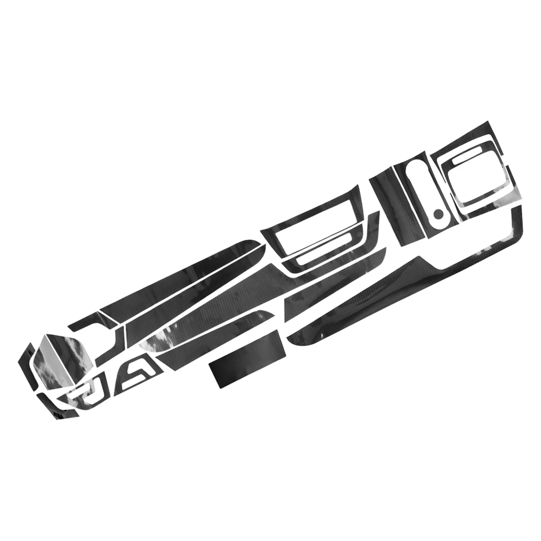 

1 Set Vinyl Car Interior Gear Panel Window Control Switch Sticker Kit Fit for Mercedes Benz C Class W204 2011 2012 2013 2014 LHD