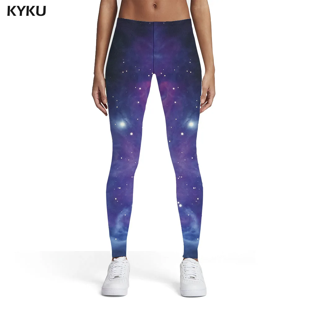KYKU Galaxy Leggings Women Space Printed pants Universe Sport Nebula 3d Print  Womens Leggings Pants Jeggings Bodybuilding