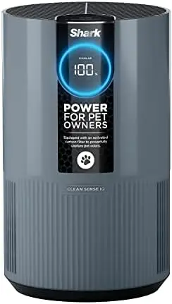 

HP102PETBL Clean Sense Air Purifier for Home, Allergies, Pet Hair, HEPA Filter, 500 Sq Ft Small Room, Bedroom, Captures 99.98% o