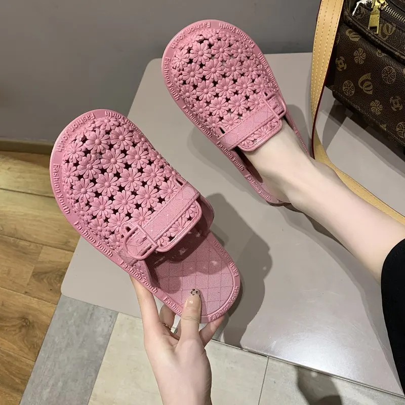 

Летние женские шлепанцы, уличная Удобная пляжная обувь, женские слипоны, лоферы, сандалии для женщин, новинка