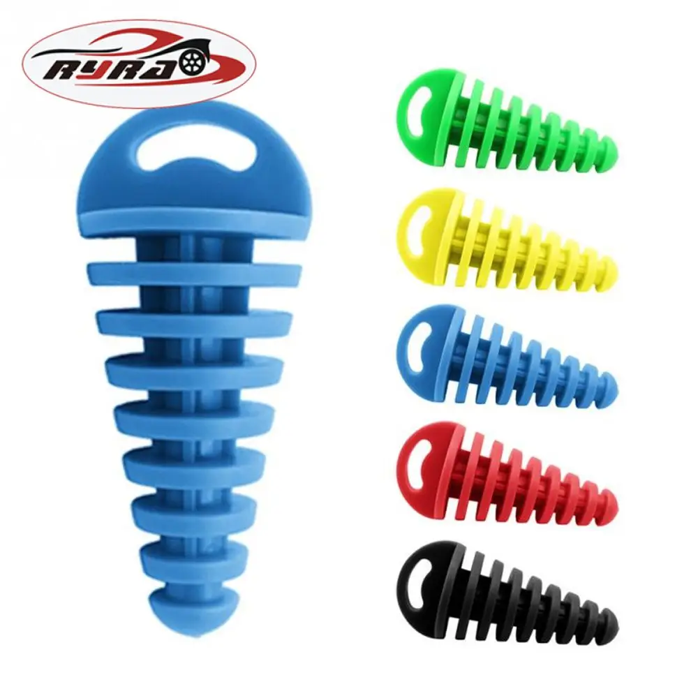 

Exhaust Pipe Plug Silicone Durable Universal Portable Car Accessories Wash Plug Pipe Protector Plug Exhaust Silencer