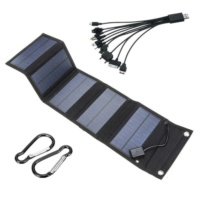 

3X 70 Вт Складная USB солнечная панель Портативная Складная Водонепроницаемая Солнечная Панель зарядное устройство