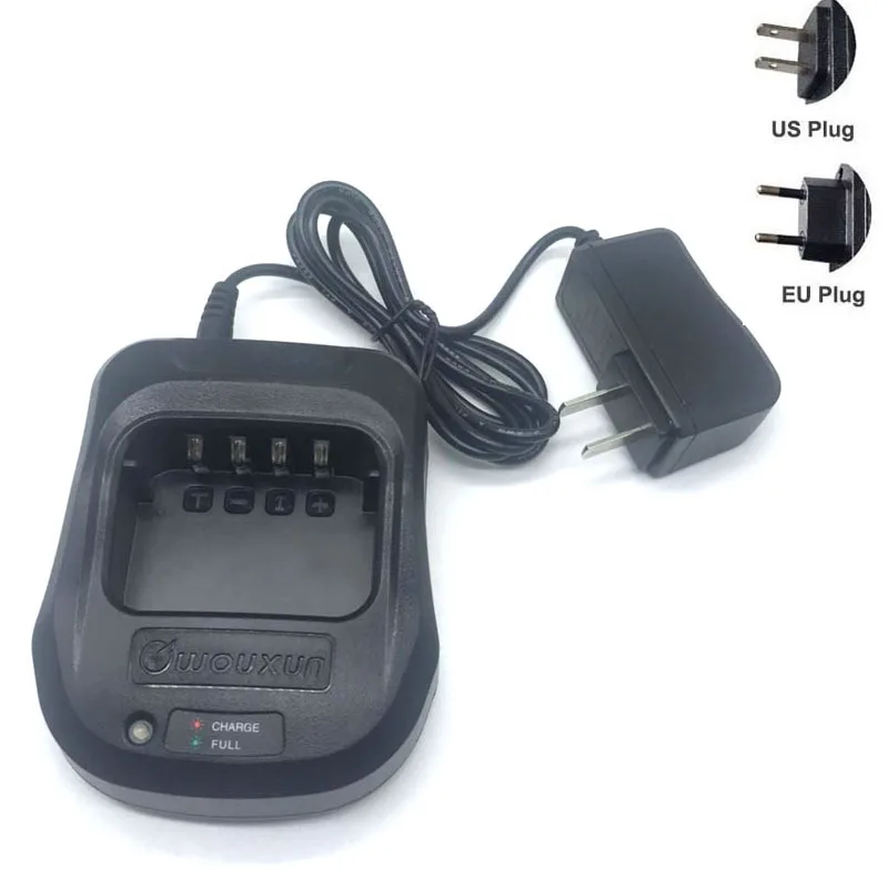 Original Wouxun KG-UV9D Two Way Radio Desktop Battery Charger for KG-UV9DPLUS KGUV9DPLUS KGUV9D KG9DPLUS Walkie Talkie