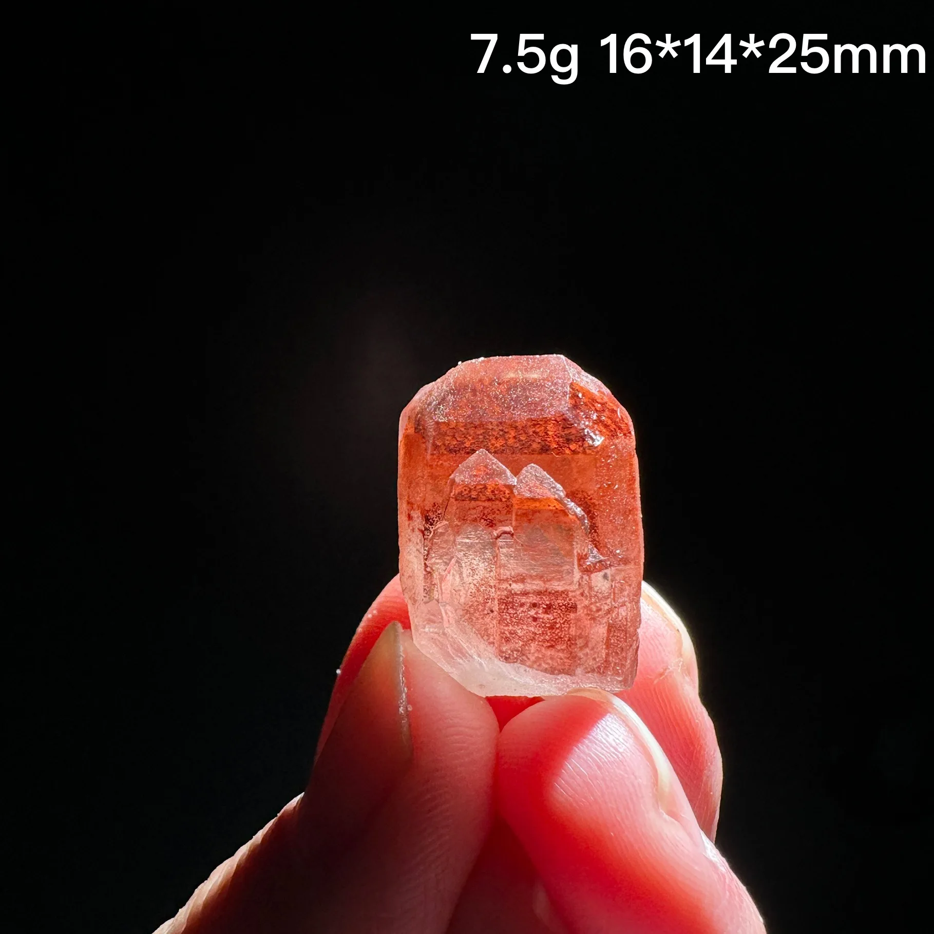 

Красный кварц, кристаллический кластер, обернутый серебром