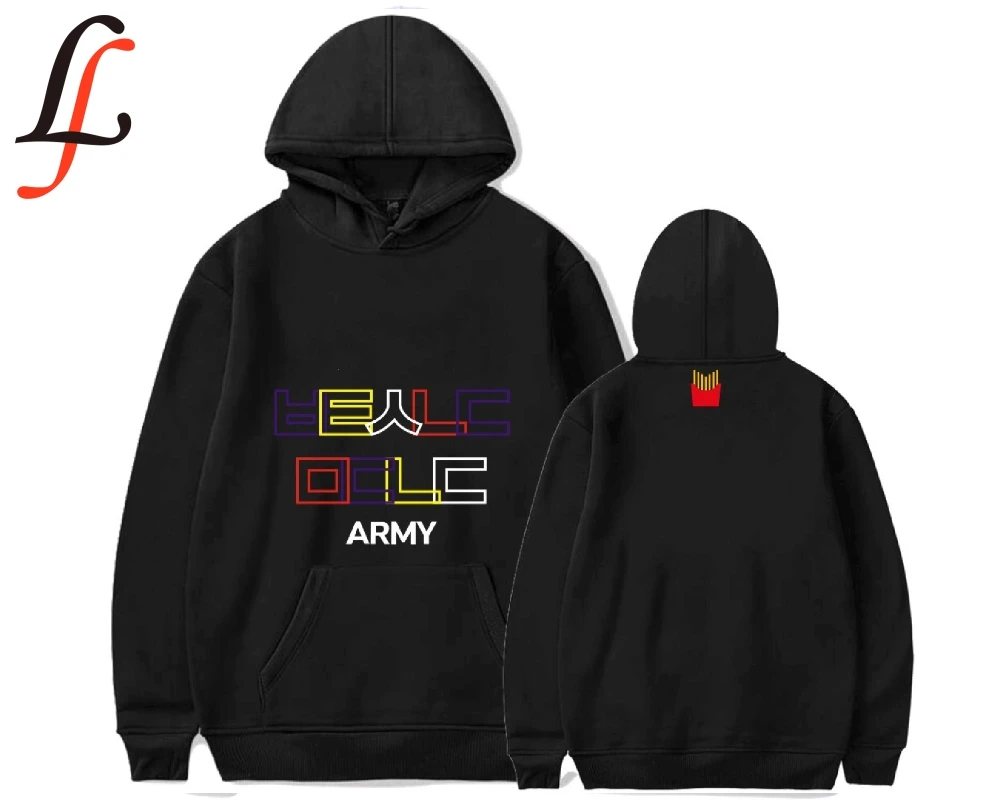 

Kawaii Bangtan Boys ARMY Jung Kook RM Jin Suga J-hope Jimin V print Hoodies Men/Women Youthful Sweatshirts Adult/Child Pullovers