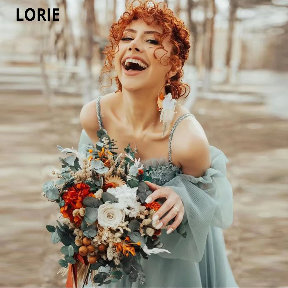 Юбка LORIE с оборками пляжные платья для выпускного вечера на тонких бретельках