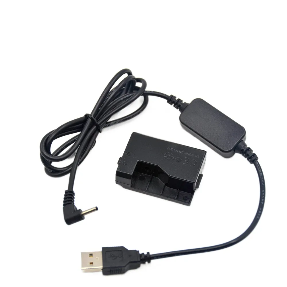 USB-кабель постоянного тока LP-E10 для Canon EOS-1500D 1300D 1200D 1100D Kiss X50 EOS-Rebel T3 T5 T6 T7