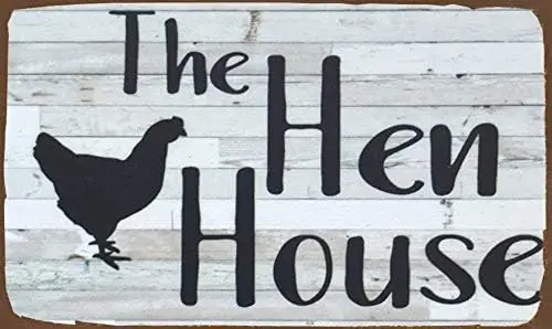 u1 забавный знак курятника хижина металлический ретро винтажный жестяной плакат