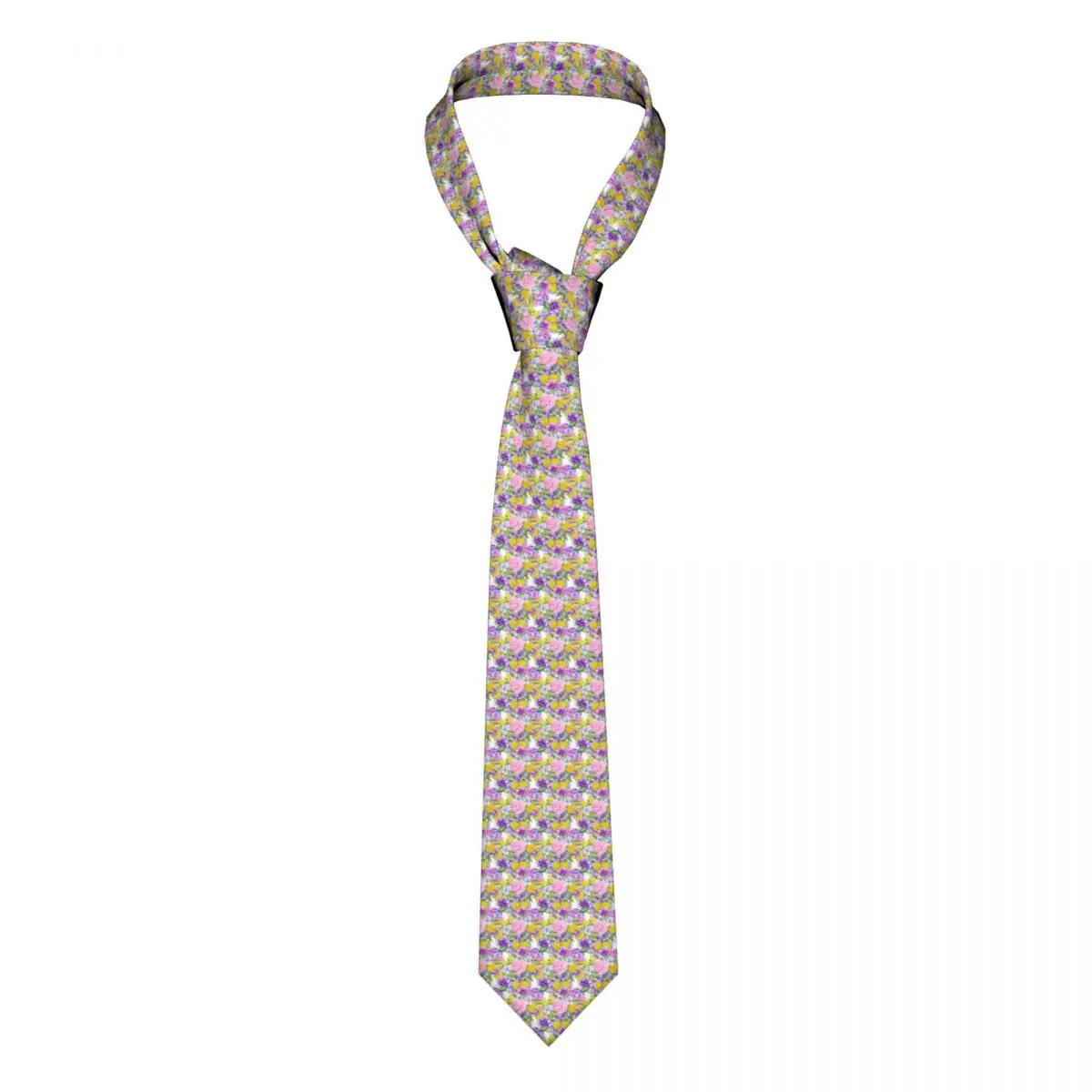 

Mens Tie Slim Skinny Floral Background Necktie Fashion Necktie Free Style Men Tie Party Wedding