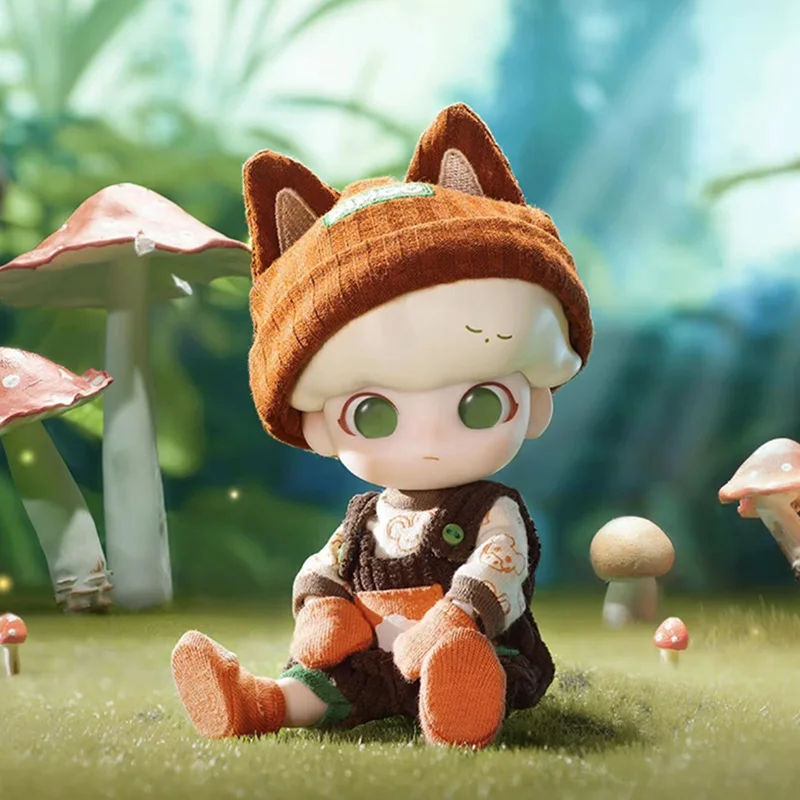 

POP MART DIMOO Forest Little Fox Movable Doll BJD Action Figure Ornaments Original Genuine Collection Model Doll Toys Real Shot