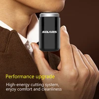 for solaris series auto accessories mens electric shaver hair clipper washable small portable electric shaver